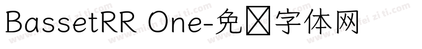 BassetRR One字体转换